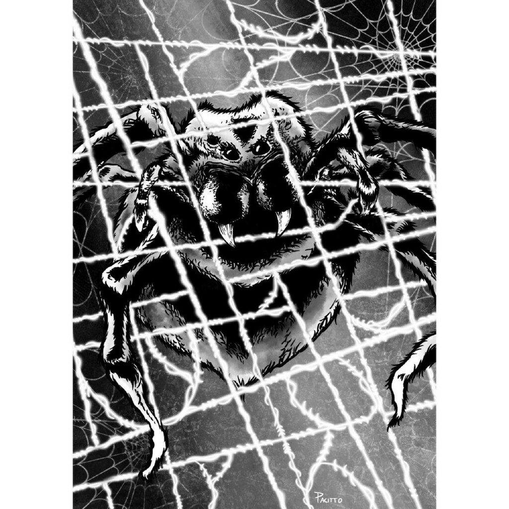 OuterEdgeComics's tweet image. Urticating Tarantula from Genesis: Battle of Champions!

#art #artist #artwork #tarantula #spider #web #procreate #digitalart #ink #blackandwhite instagr.am/p/CevxPQIpkfE/