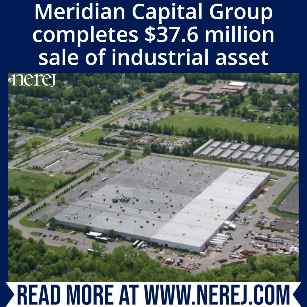 NEREJ (@nerej) on Twitter photo Meridian Capital Group completes $37.6 million sale of industrial asset - Read More here: nerej.com/meridian-capit… #NEREJ #commercialrealestate #sale <a href="/MeridianCapLLC/">Meridian Capital</a> Meridian Capital Group completes $37.6 million sale of industrial asset - Read More here: nerej.com/meridian-capit… #NEREJ #commercialrealestate #sale <a href="/MeridianCapLLC/">Meridian Capital</a>
