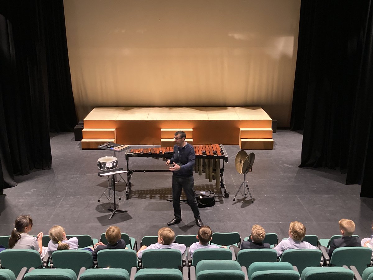 Percussion workshops with Mr Hamlin today…lots of noise and fun!