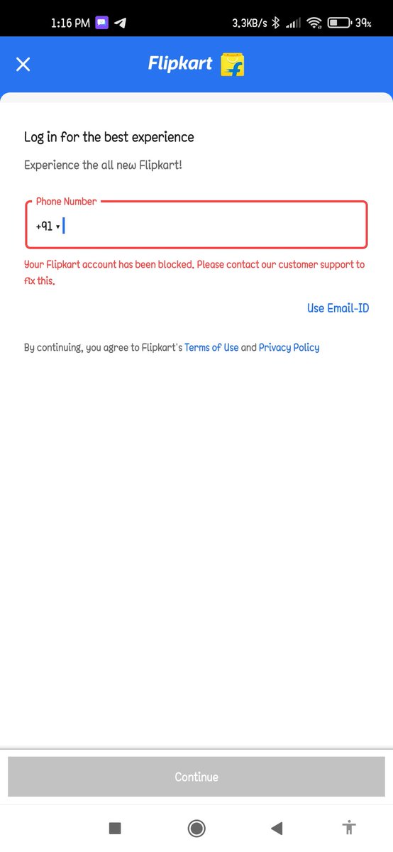 <a href="/Flipkart/">Flipkart</a> <a href="/flipkartsupport/">FlipkartSupport</a> why without any reason my account got blocked I have added money 3000 in that account and then you have banned it I want my money or I want money in bank account otherwise i will complaint in consumer forum I want my Refund immediately