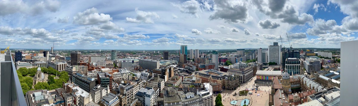 Gorgeous view from 103 Colmore Row yesterday afternoon thanks to Key To The City. #Birmingham #BirminghamPassion #KeyToTheCityBrum