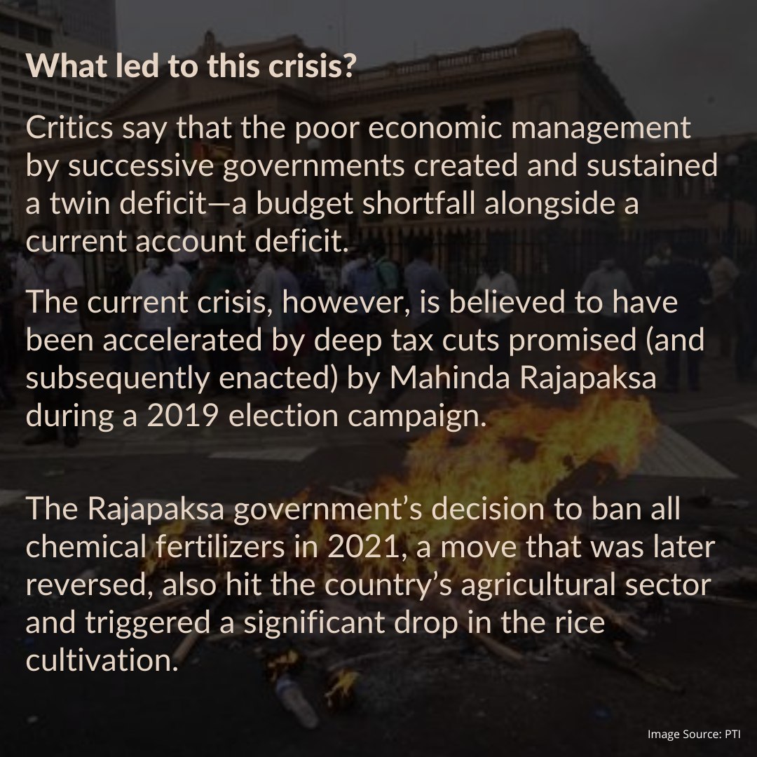 TheVoices_IGNOU's tweet photo. The Voices Newsbits explains about the Sri Lanka crises.
Content by Rashmi
Infographic by Khushi

#IGNOUVoices #BreakTheSilence #thevoices #thevoicesofIGNOU #IGNOUSOJNMS #IGNOUSchoolofJournalism #SriLankaCrisis #SriLanka  #gotabayarajapaksa #President #SriLankaEconomicCrisis https://t.co/90exfVeapk