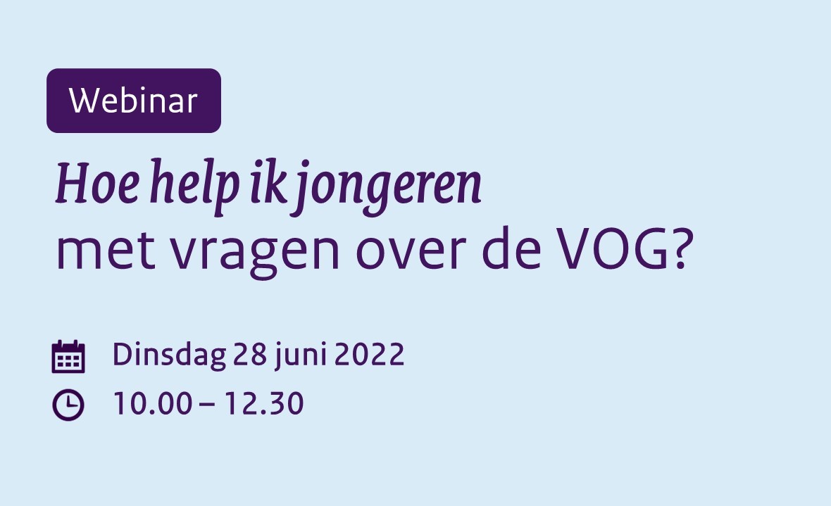 Justis organiseert op di 28 juni een gratis #webinar over de #VOG, speciaal voor professionals die met #jongeren werken. Want wat is een VOG eigenlijk en waar kijkt Justis naar bij de screening? 

Meer info en aanmelden ➡️ justis.nl/nieuws/13-06-2…