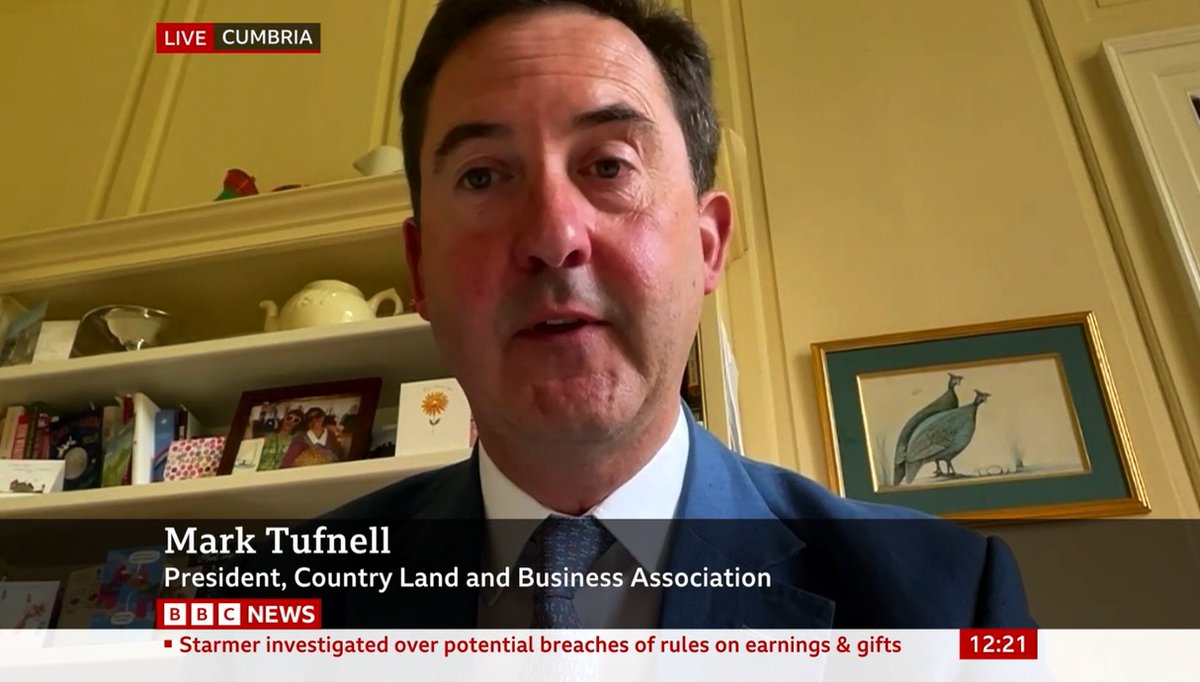 CLA President Mark Tufnell discusses the long-awaited #NationalFoodStrategy on @BBCNews this morning. 

The report suggests many positive steps in the right direction for long-term #foodsecurity, but we need more detail on how this will be implemented. 

More analysis to follow.