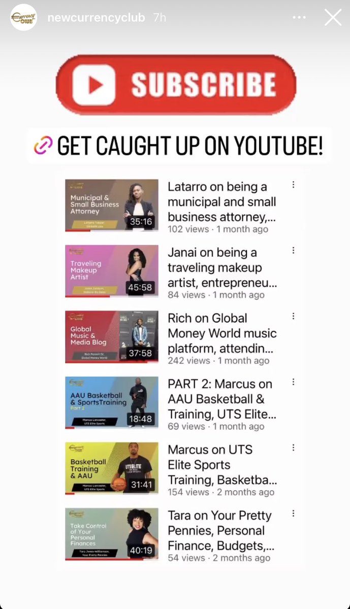 TheCEO_UTS's tweet photo. Get Caught up on #Youtube #Subcsribe to #NewCurrencyClub🥂
#QualityOverQuantity⭐️
•
@UTS_INC_Sports <—
@UTS_SportsENT <—
•
#BuildingTheUTSempire‼️ https://t.co/F4daS5REkC