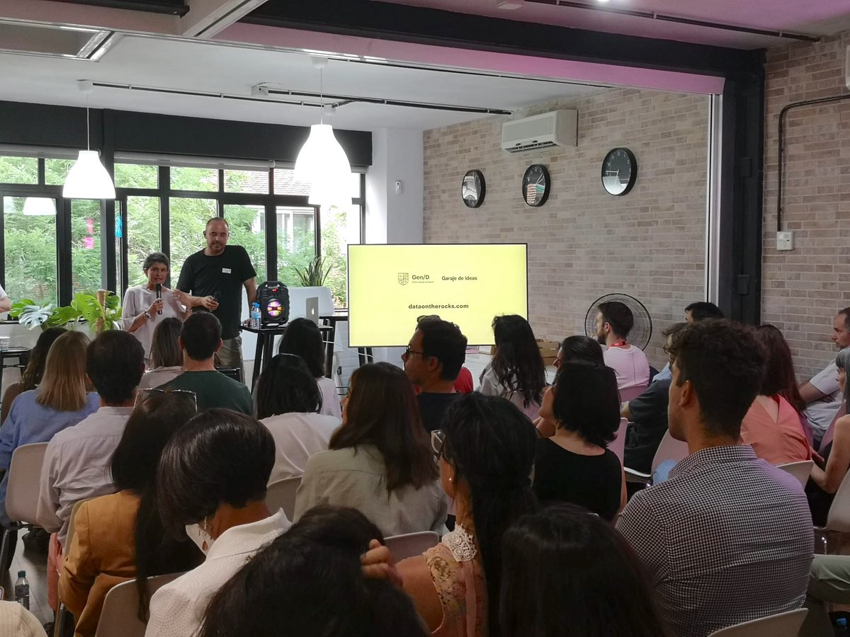 GenDSchool's tweet photo. ‣ La semana pasada tuvimos el 2º encuentro de Data on the rocks en la sede de @garajedeideas en Madrid.
‣ Una iniciativa que organizamos junto a Garaje, para crear comunidad y tratar temas de actualidad en el mundo del dato.
¡Seguimos!
#dataontherocks #data #GA4 #analytics https://t.co/OyRcPrDeGr