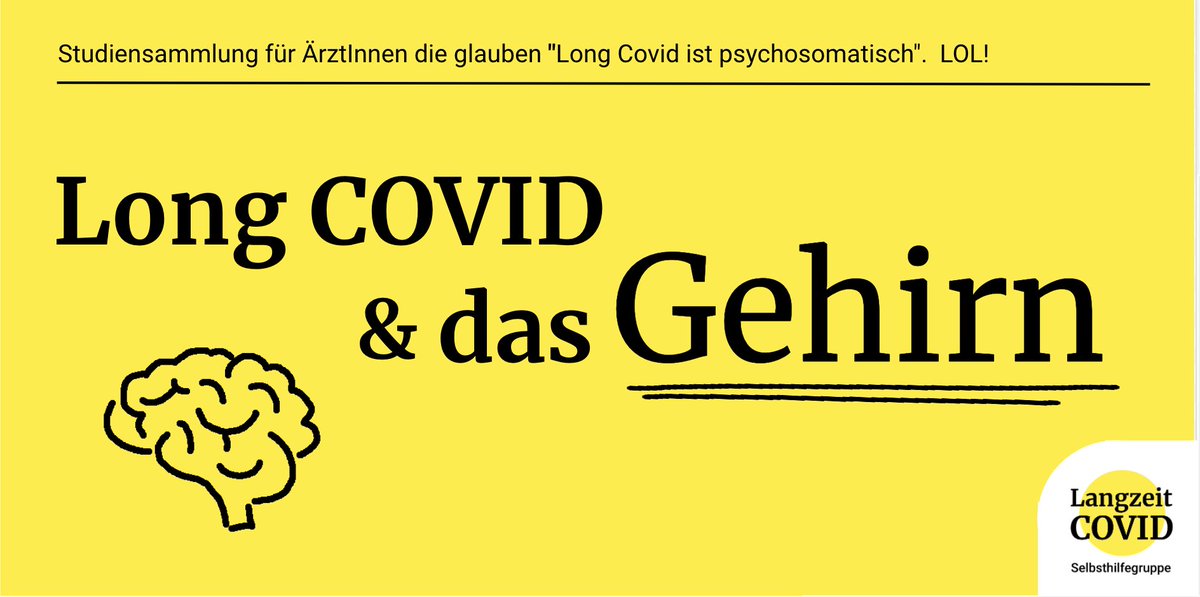 LangzeitC's tweet photo. Studiensammlung zu #LongCovid, #MECFS und dem Gehirn 🧠.
Bitte tragt weiterhin Masken und schützt Eure lieben Organe 🙏😷💛 https://t.co/KBT0nsx3Gh
