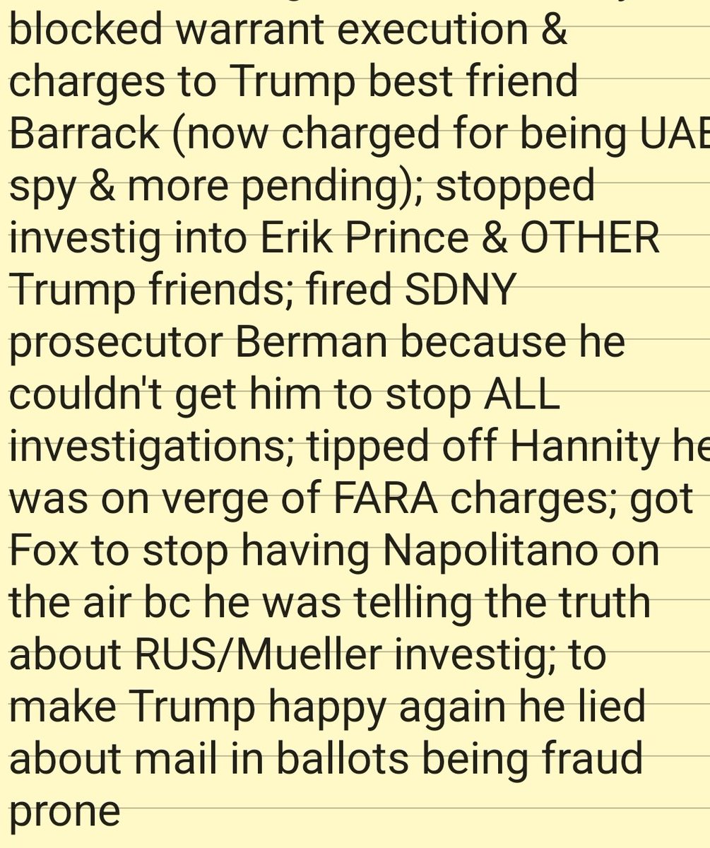 GuruLaker's tweet photo. @Patrick92641659 @Joanne3154 @mrquietgeek @RichLowry Barr is an extremist, so partisan he cldn't see straight, twisted the law for politics. He finally had his limit w/ election fraud lies. He recendly admitted Durham was just to push his political agenda, corrupt use of power.Horowitz &amp; logic validated a needed investig. Hate him https://t.co/feR46aYguB