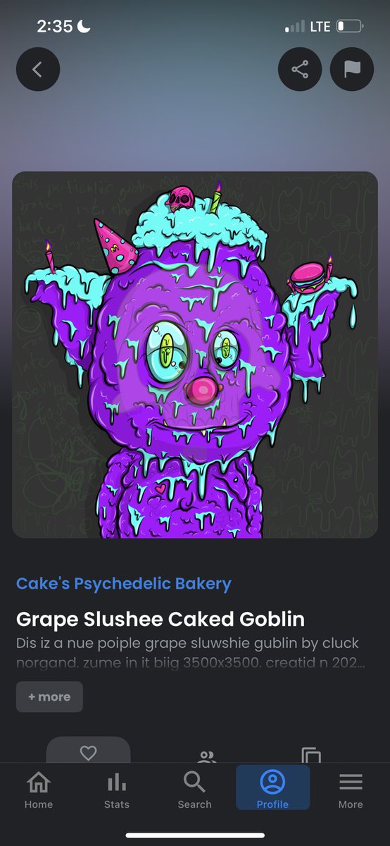 💚👽WE HIT 2000 MINTS👽💚

⚡️Giving Away this Caked Goblin when we hit 2222 mints!! 
 
⚡️ Like &amp; RT
⚡️Tag a friend 
⚡️Follow me and @AbductingCo 

Winner will be announced after we hit 2222 mints👽👽👽