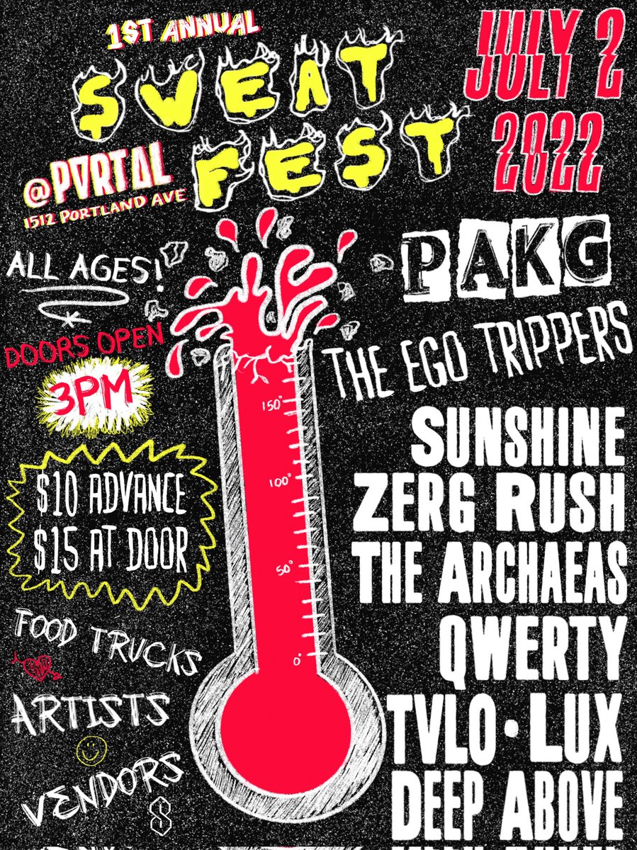 We're playing Sweat Fest 🔥🔥 in a few weeks !! Come see us