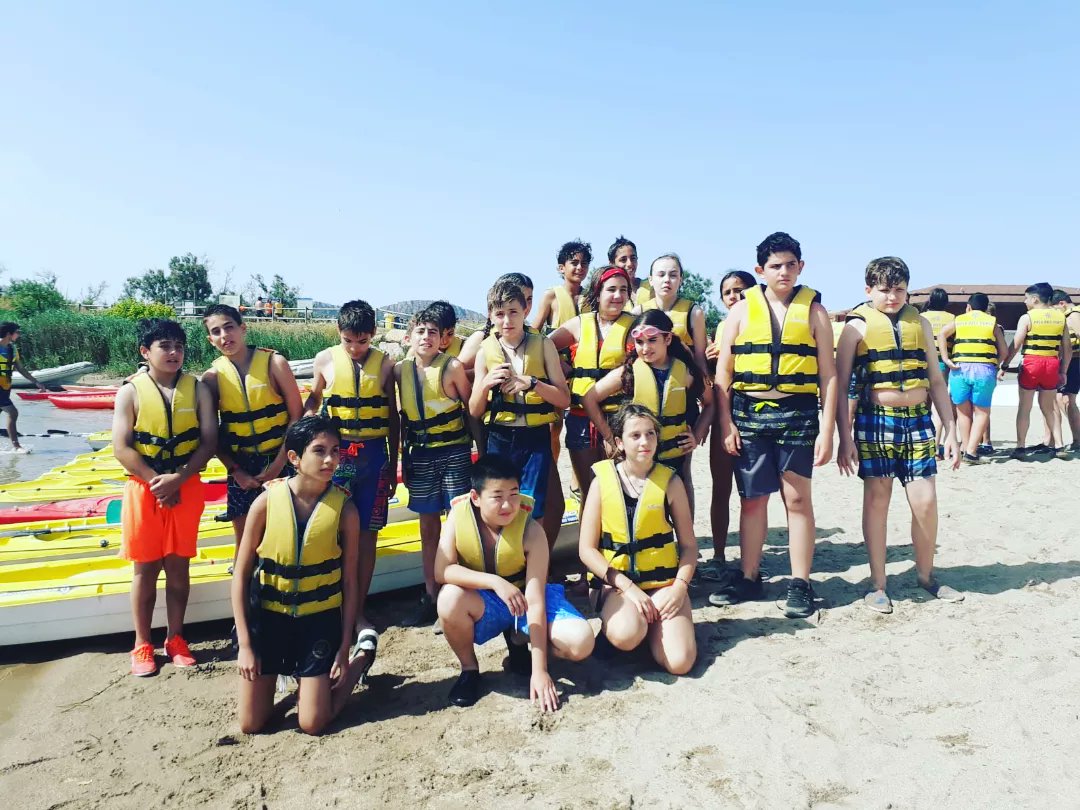 SalesiansSbd's tweet photo. #6EP #5EP #CS Els alumnes de Cicle Superior hem començat les nostres convivències a la casa #MarcelMaillot de l'Estartit. Activitats genials en un entorn magnífic. #ensmoulesperança #salesians #convivencies https://t.co/pjyanFaqbs