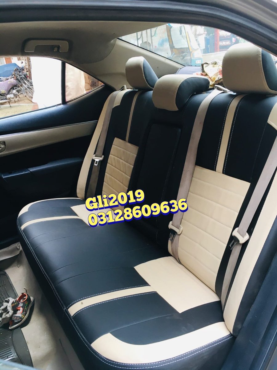 INTERIOREXPART's tweet image. SEAT COVERS AVAILABLE 
TOYOTA COROLLA 2019 MODEL
SCRATCH PROOF LEATHER
SYNTHETIC LEATHER QUALITY
STEERING STITCH
KARACHI fb area block 16
03128609636
#TOYOTA #toyotagli #toyotaGrande #corolla #Corollaaltis