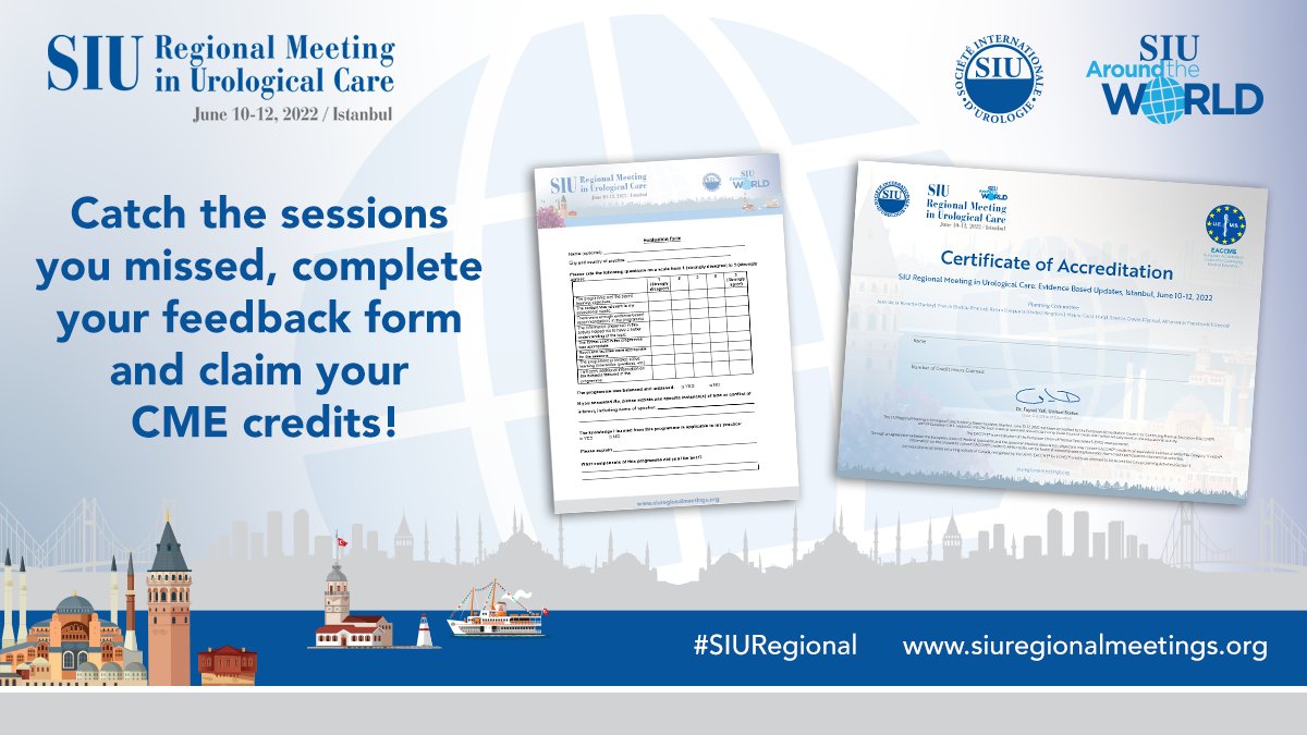 SiuRegional's tweet photo. All webcasts from the #SIURegional Meeting in Istanbul are now available on-demand September 12. Catch sessions you missed, complete your feedback form and claim your CME credits: https://t.co/dqLolB7R9B
#SIUWorld" https://t.co/IhKHxy76s9