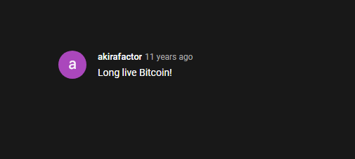 Old Bitcoin Comments tweet media
