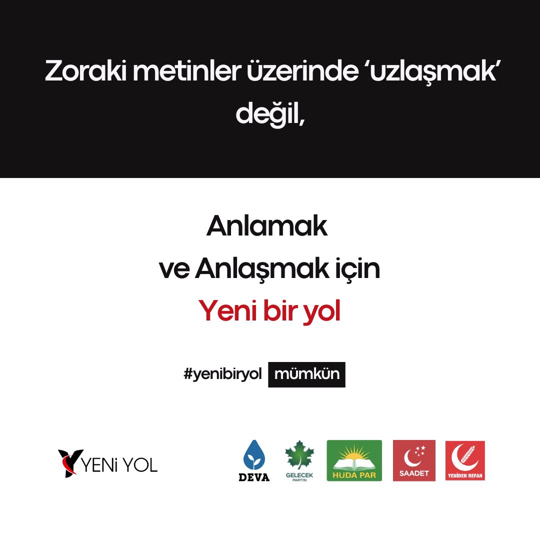 İkna edilmişlerle değil, inanmışlarla yola çıkın!