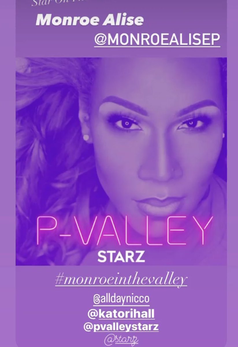 RealTayChaTLC's tweet photo. Check out my friend and @FLUX_AHF_DC VP, Monroe Alise on @PValleySTARZ @STARZ A star is born♥️ #SeeUsTrans @KatoriHall @AllDayNicco https://t.co/OTndQ5M55t