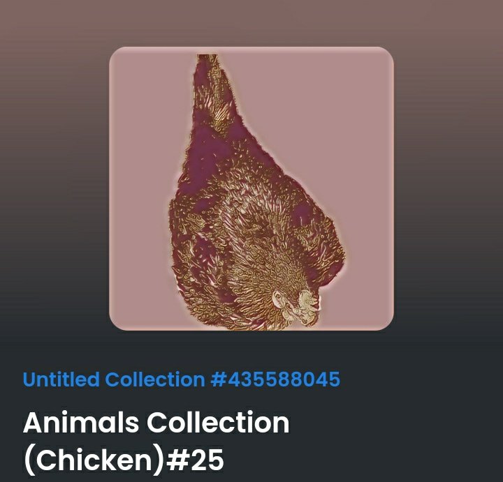 AnimalsARTz's tweet image. My new Animals Collection ( CHICKEN )
opensea.io/AnimalsCollect…
#nftproject #nftdrop #nftsale #nftsales #nftcommunity #nftcollection #nftnews #nftartists #nftcollector