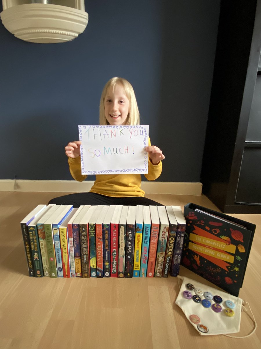 OhEmmaPaling's tweet photo. @TalesbyM Daisy has amassed a truly unique, inspiring and exceptionally well thought out collection of books she might never have read had it not been for this service. It’s been tremendously exciting receiving these boxes and they’ll be greatly missed. Thank you so much. https://t.co/1Pgno0qlBB