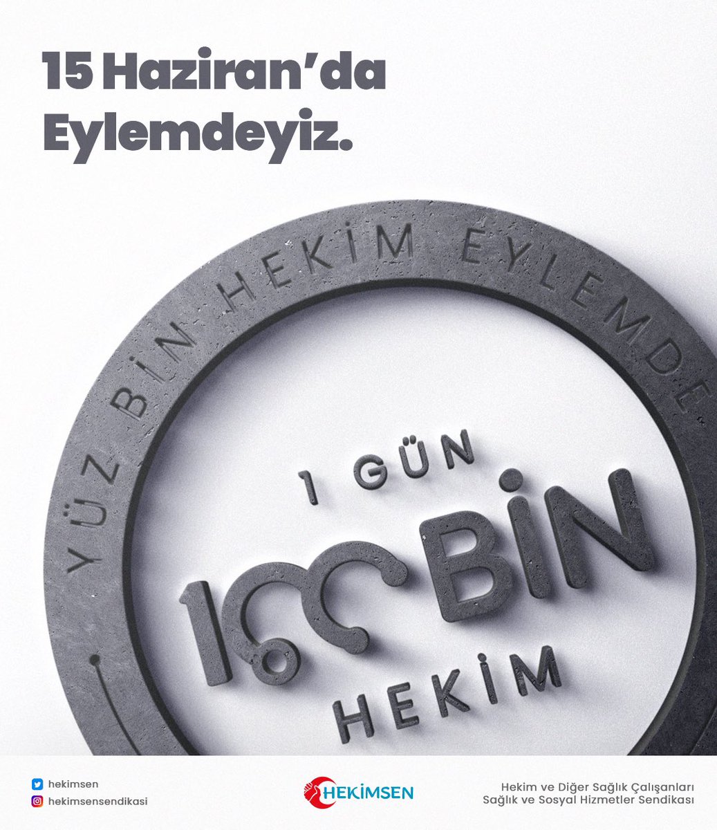 hekimsen's tweet photo. Birlik olduk karara vardık.

15 haziranda;
Birlikten kuvvet doğacak!
Sesimiz yurdun her köşesinde yankılanacak!

#BirlikteBaşaracağız
#1Gün100BinHekim
#YüzBinHekimİşBırakıyor https://t.co/9AhWstPfTd