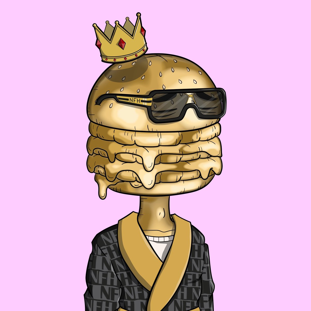 👑 The NFH Golden King is here to revolution the NFT ecosystem. 

By holding one NFH you are going to receive part of the earnings of the king’s restaurants empire!

Any interaction with this tweet will be considered for whitelist 👀