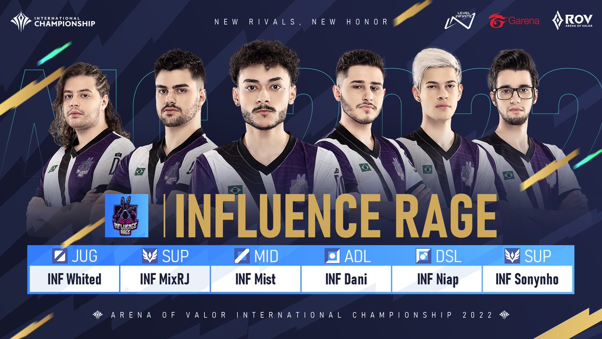 inf_rage's tweet image. Bora Brasil! Cada dia mais perto da nossa estréia no #AIC2022 de @ArenaofValor