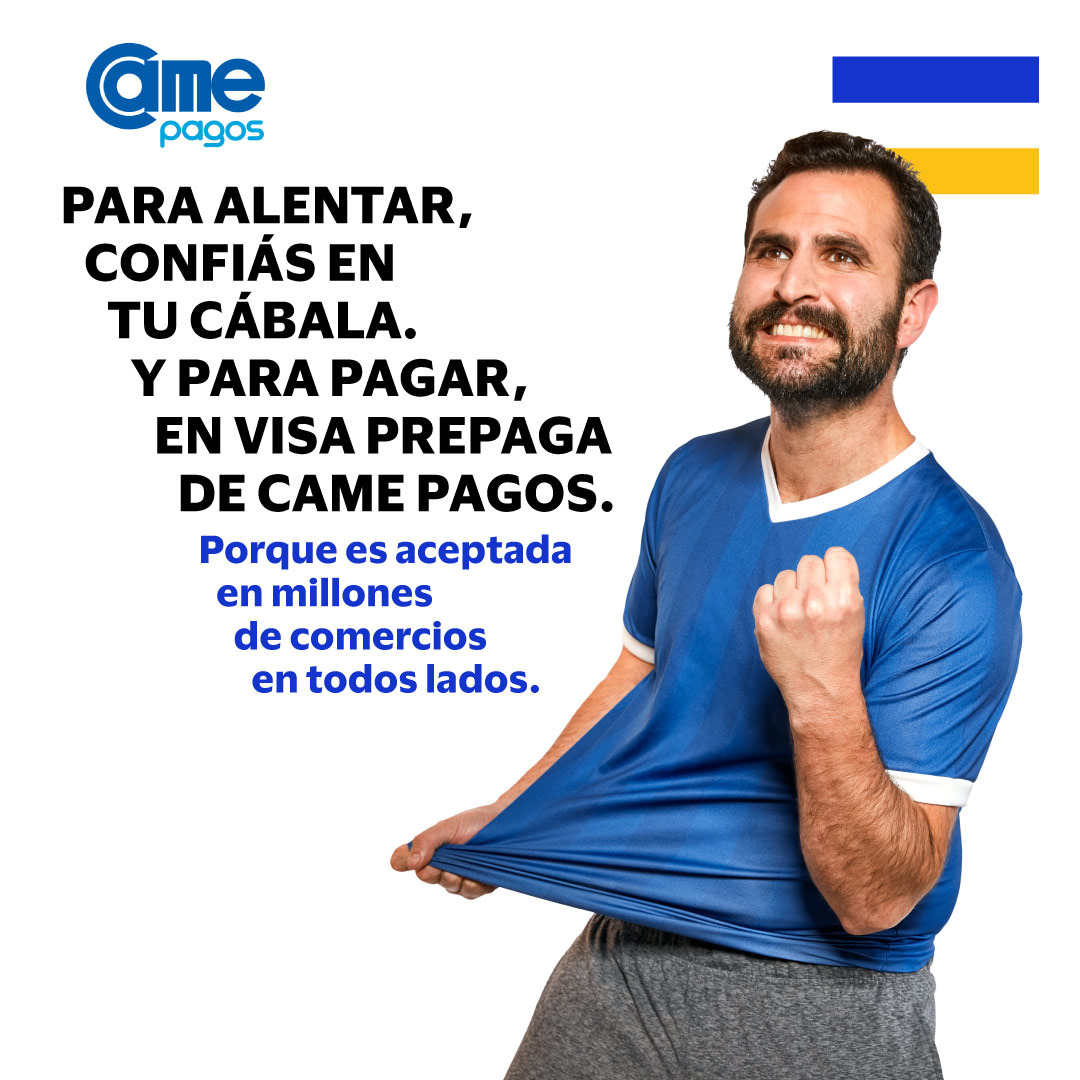 Con la tarjeta PREPAGA CAME PAGOS - VISA compras más seguro 💳

CAME PAGOS, estamos de tu lado.
#camepagos #visa #tarjetarosa
 <a href="/redcame/">CAME</a>