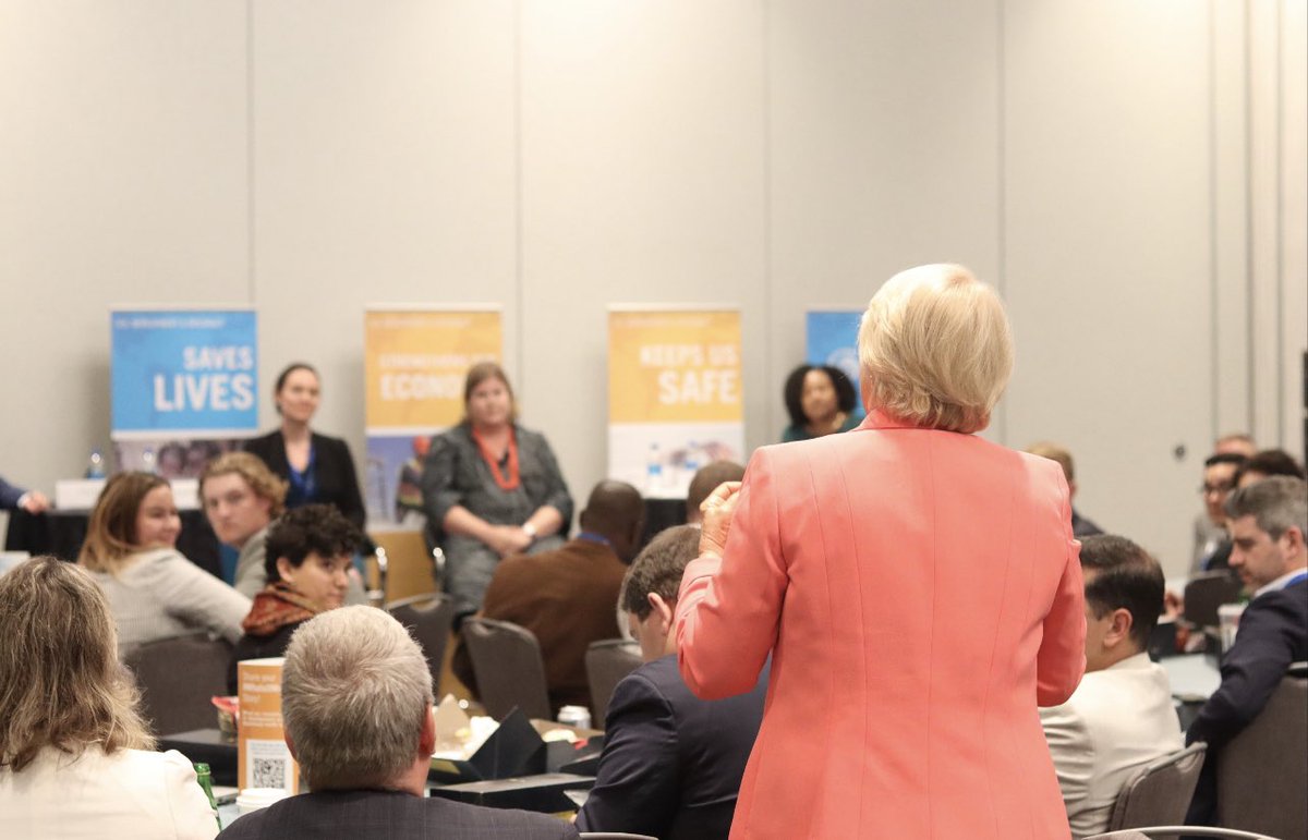 USGLC's tweet photo. Great points raised by @USAID's Chris Burns, @KatKend, @We_Are_Alight's Joyce Wyatt and @Citi's Jahaan Johnson on the intersection of innovative technology and diplomacy. https://t.co/qfwLSrhYn7