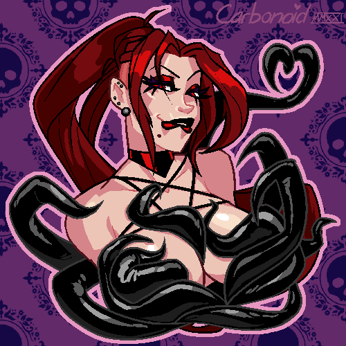 lilithrp1's tweet photo. "Metal Noise, Blood and Fire!
Tell me what you most desire."

🐙 Lilith, Succubus Hero
🐙 Quirk: Succubus (Control emotions, Black Tentacles)
🐙 She/her, 34, Mom &amp; Psychologist
🐙 Pansexual &amp; Polyamorous
🐙 Mature Themes (18+)
🐙 Metalhead enthusiastic

[Adult Mun - Minors DNI] https://t.co/d6DLfYb4mb