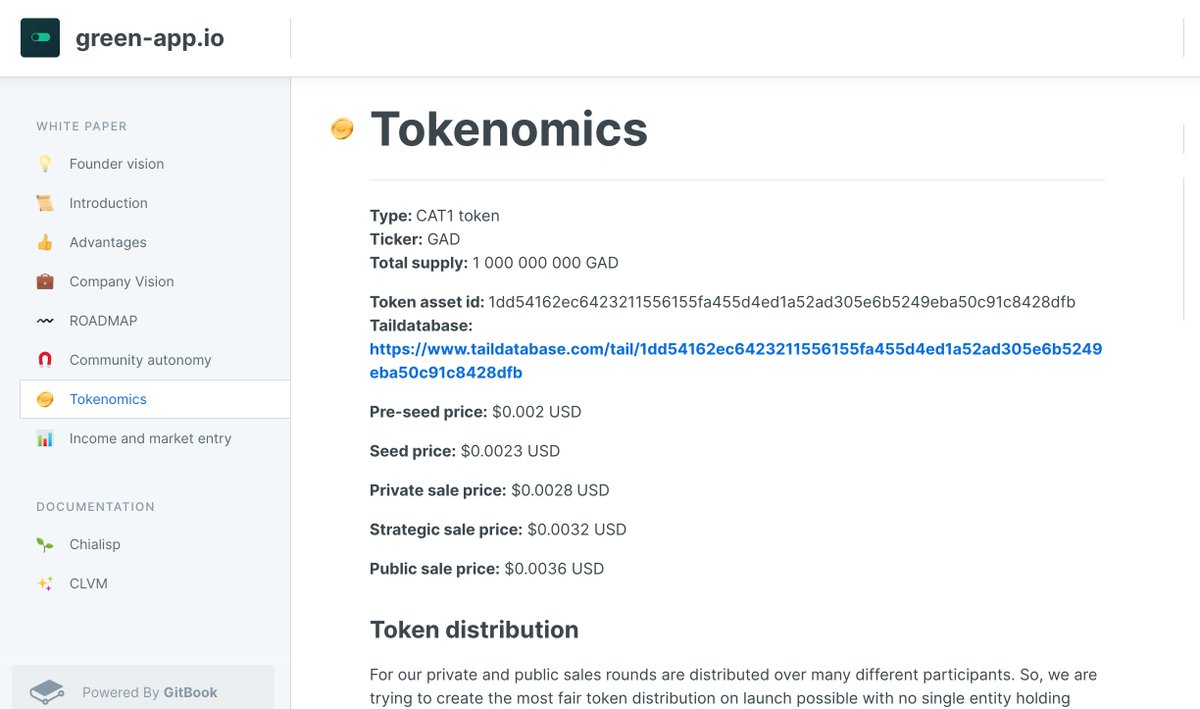 Today we have updated the white paper. Explore now  docs.green-app.io/white-paper/

#chia #xch #cat1 #crypto #wallet #Ecosystem #gad #app #development #Bitcoin