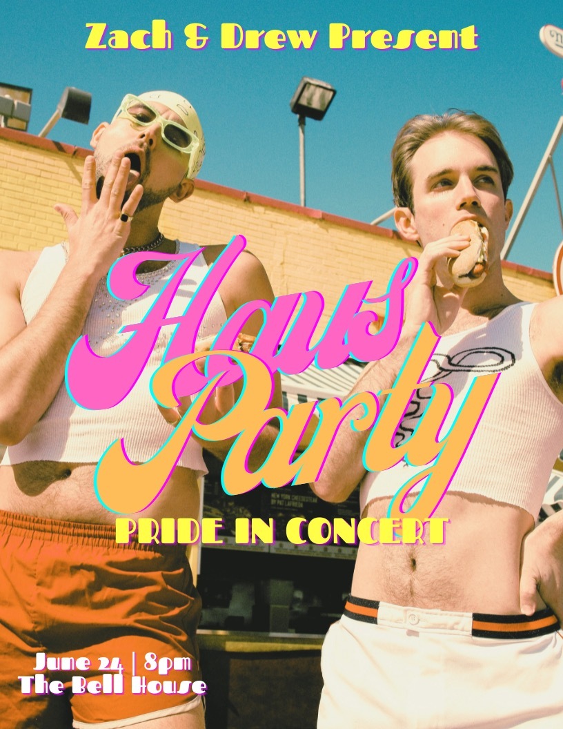 FRI 6/24: Häus Party: #Pride In Concert!🌈 As seen in the New York Times, join Tap Dancing Gay Demonz @zachteague3 & @DrewLausch as they show you what pride is all about! Featuring: ✨@DylanAdler6 ✨@thekatesisk ✨@JayJurden ✨@devdoee & more! 🎟: bit.ly/3xtGLoc