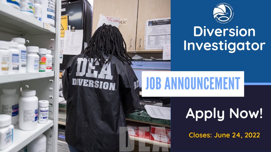 DEA HQ on Twitter "DEA is accepting applications for Diversion