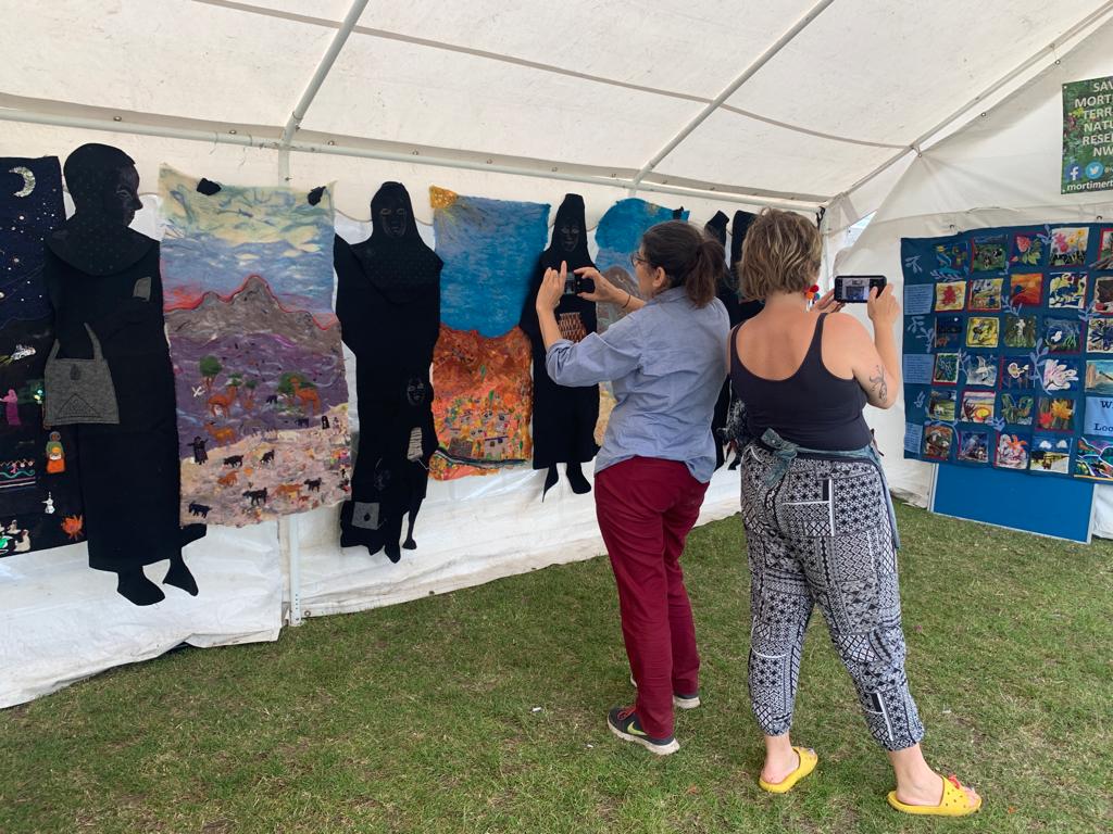 What a great change to offer felting activities and share our community maps at Saturday's #festivalofcommunities at Stepney Green Park. Over 5000 people enjoyed the fun and sun! #towerhamlets @qmul <a href="/EngageQM/">Queen Mary Centre for Public Engagement</a>