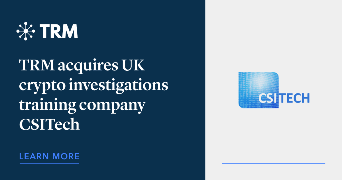 TRM Labs tweet media