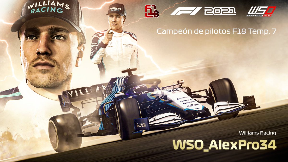Tenemos campeón del mundo en #F18 y él es: @WSO_AlexPro34.

¡Enhorabuena, BICAMPEÓN! 🏆🏆