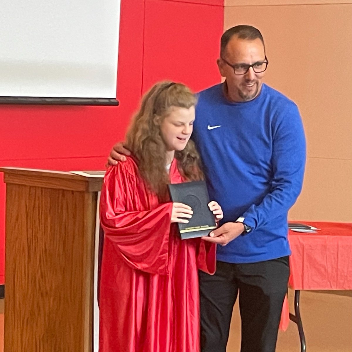 Three of our LHS grads enjoyed an early ceremony last Monday. Congratulations to Blayne Carlisle, Erin Morris, and Timothy Follett. You did it! ❤️💙🎓