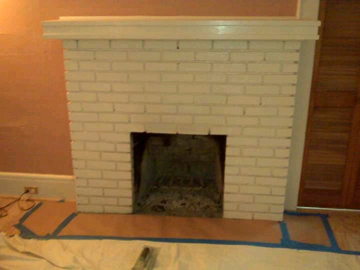 ballbuilders's tweet image. We added stone to this fireplace.