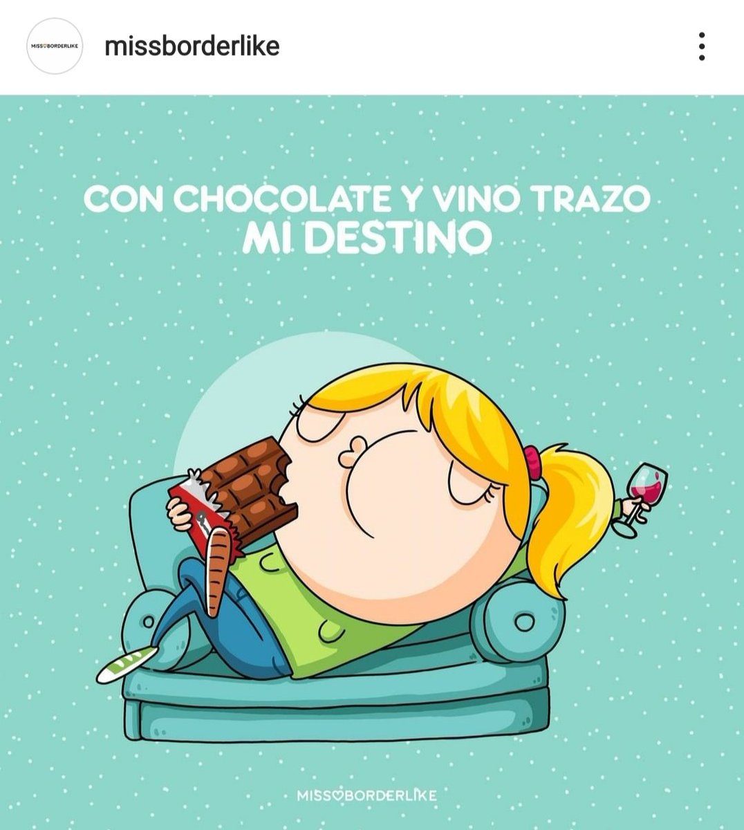 GloriaCorsa's tweet photo. #chocolate #vino #destino #Destiny #missborderlike #humor #comedia #realidad #sisoy #talcual #mepasa #merepresenta #literal https://t.co/JpprR5acYl