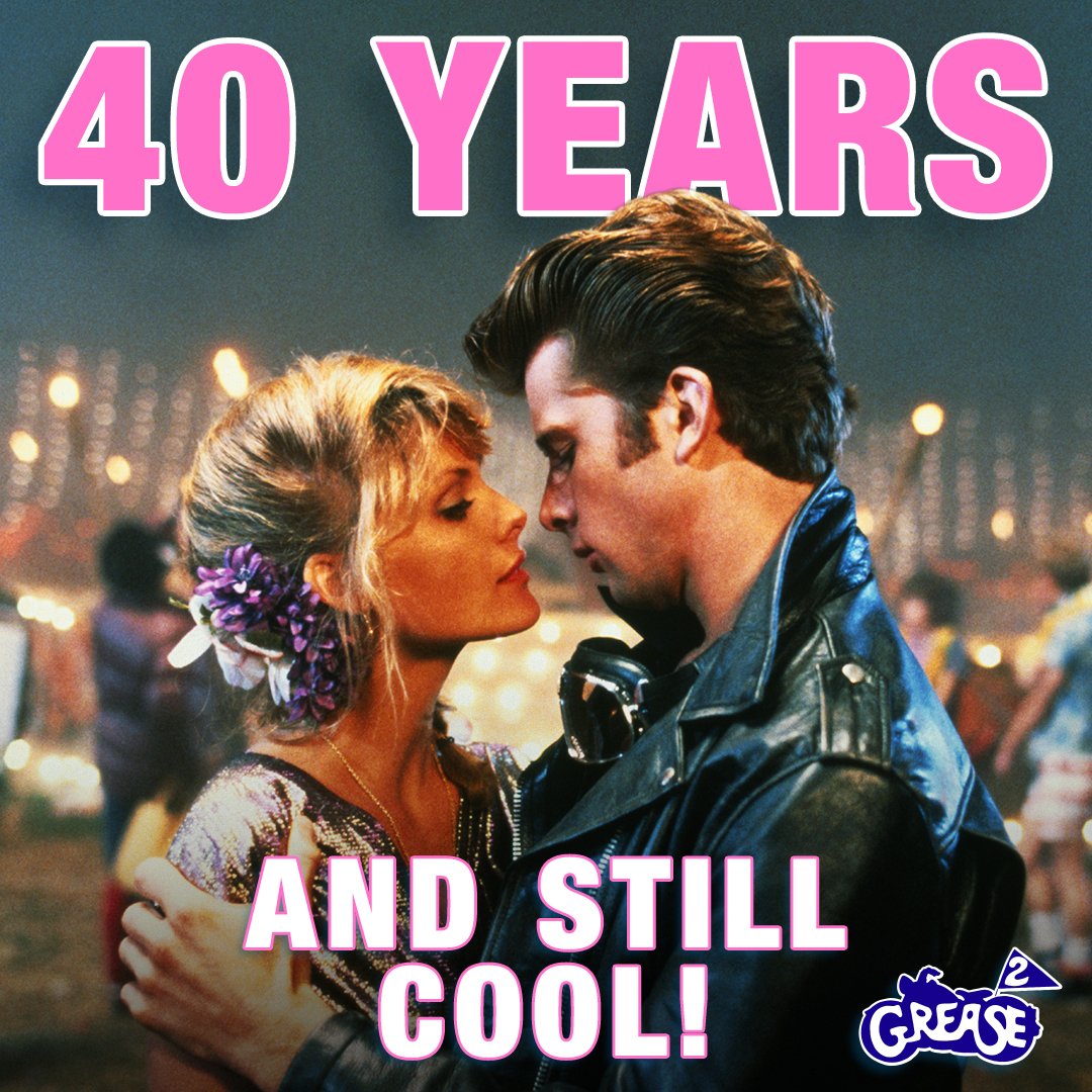 Here’s to 40 years of cool. Happy Anniversary to Grease 2! Celebrate with the limited-edition Blu-ray steelbook today: paramnt.us/Grease2