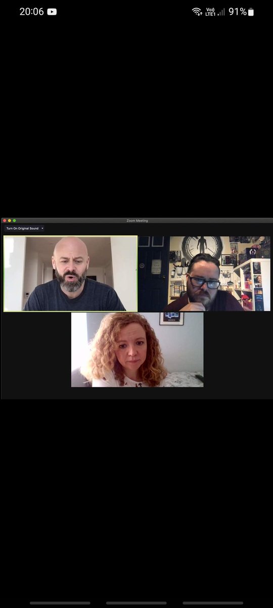 Solstice hard at work on Zoom for our up and coming feature, Wave of Light, written by the mega talented, <a href="/Jill_Mannion/">Jillian Mannion ✍🏻</a>