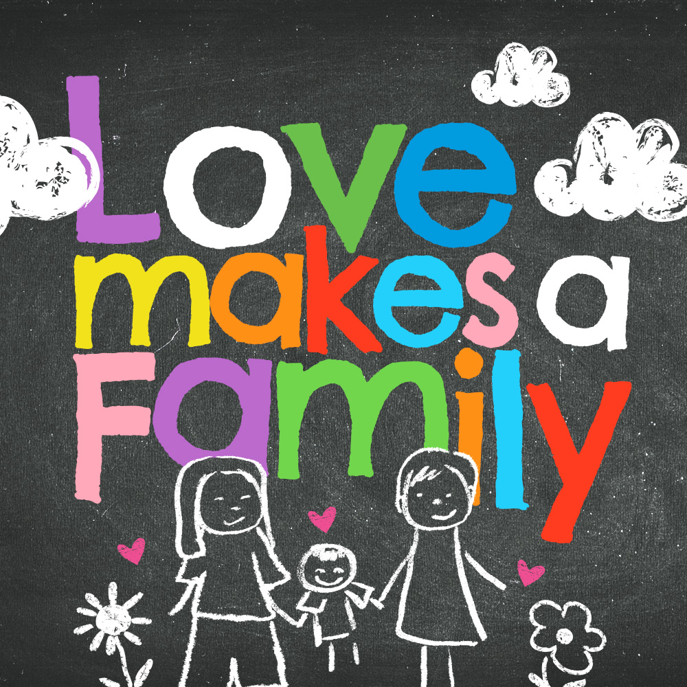 All families have something in common — the love they share for one another! 🌈 Happy #PrideMonth!