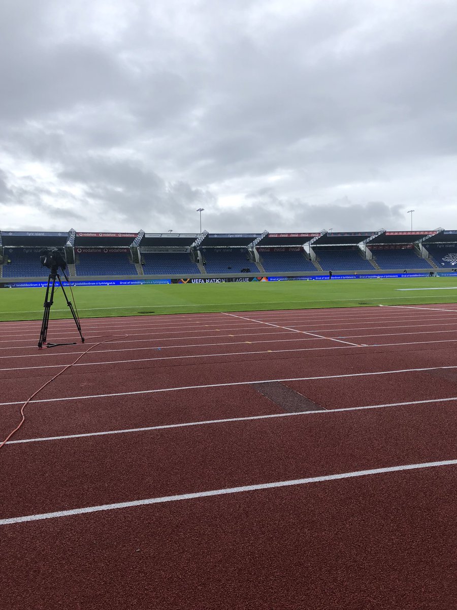 6Kylelake's tweet photo. Working the field for tonight’s Iceland vs Israel Nations League match https://t.co/4Kp9QAHyEl
