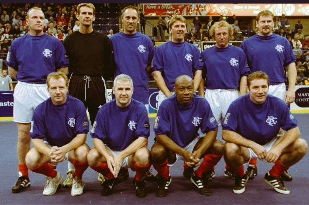 𝗠𝗮𝘀𝘁𝗲𝗿𝘀 𝗙𝗼𝗼𝘁𝗯𝗮𝗹𝗹 is back!

8th July 
7.30pm 
Braehead Arena 

We've got a pair of tickets to giveaway! 🎟️

Rangers, Man Utd &amp; Liverpool legends go head-to-head (maybe another Glasgow Club)⚽️

To enter:

🔵 Follow <a href="/thisisibrox/">This Is Ibrox - Your Rangers Podcast</a> &amp; <a href="/FanHub/">FanHub</a>
⚪️ Retweet

Draw Wed 15th 🎉