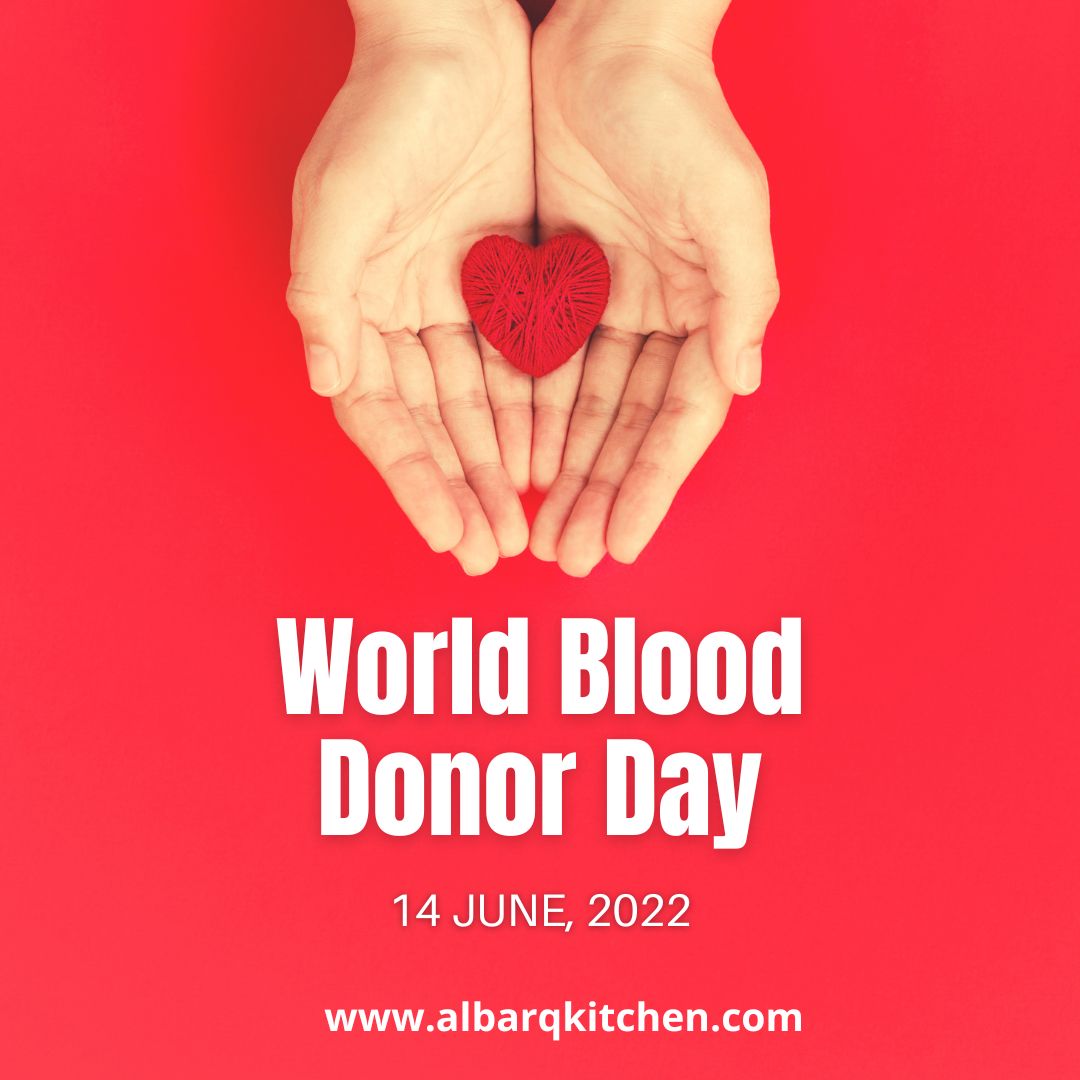 AlbarqKitchen's tweet photo. A blood donation costs you nothing, but it can mean a lot to someone in need. Donate blood today so that no one will suffer due to a lack of blood in the future.
#wbdd #wbdd2022 #albarqkitchen https://t.co/u9sOdS8Rn3