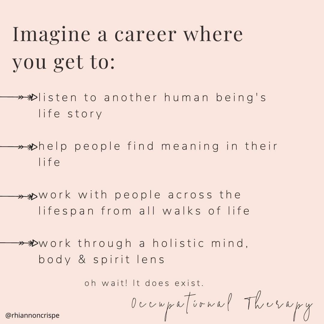 #occupationaltherapy 💚