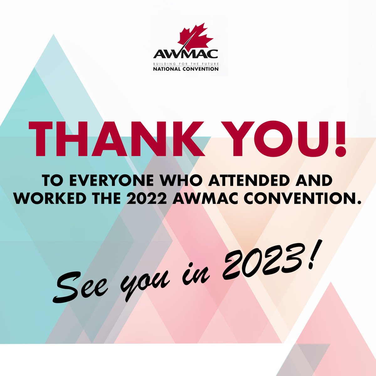 Thank you to all who attended, and worked at, the 2022 #awmacconvention! It was an absolute blast! We're looking forward to seeing you in #toronto in 2023!

#awmac #yyc #woodworking