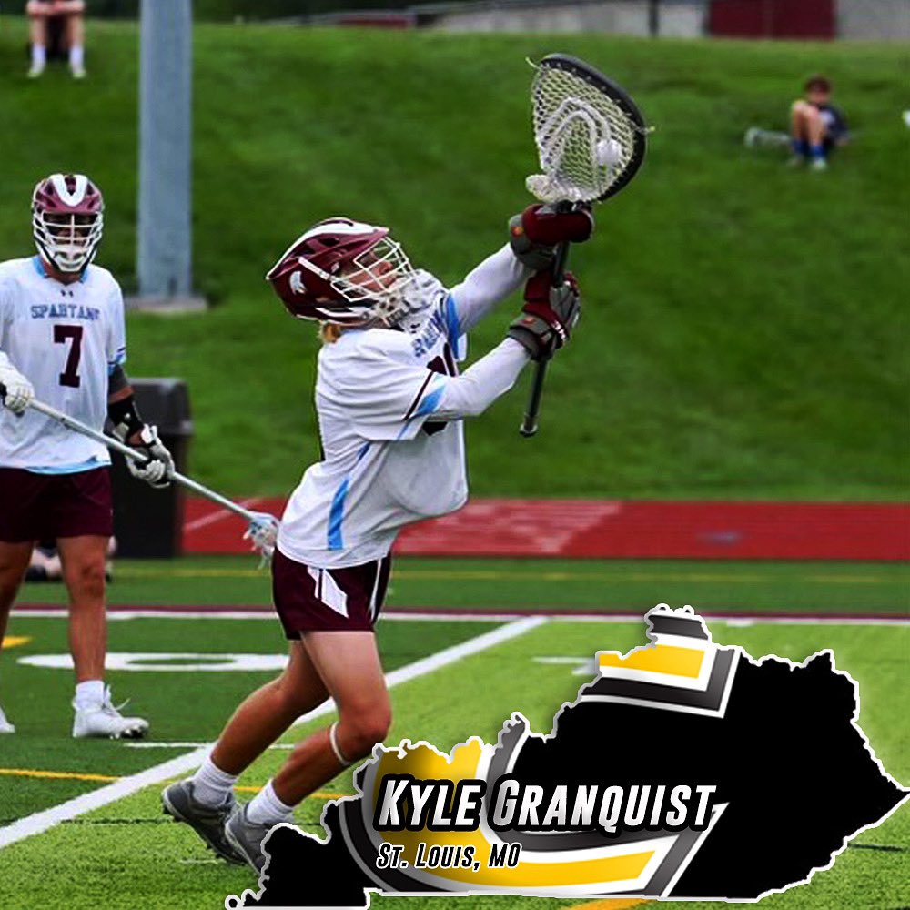 CentreMensLax's tweet photo. Welcome home Kyle Granquist! The ball stopper out of De Smet Jesuit (St. Louis, MO). Kyle was named All-State in both 2021 (1st Team)/2022 (2nd Team), 1st Team All-Conference and Conference Defensive Player of the Year in 2022. Go Colonels! https://t.co/M4tctrSK8R