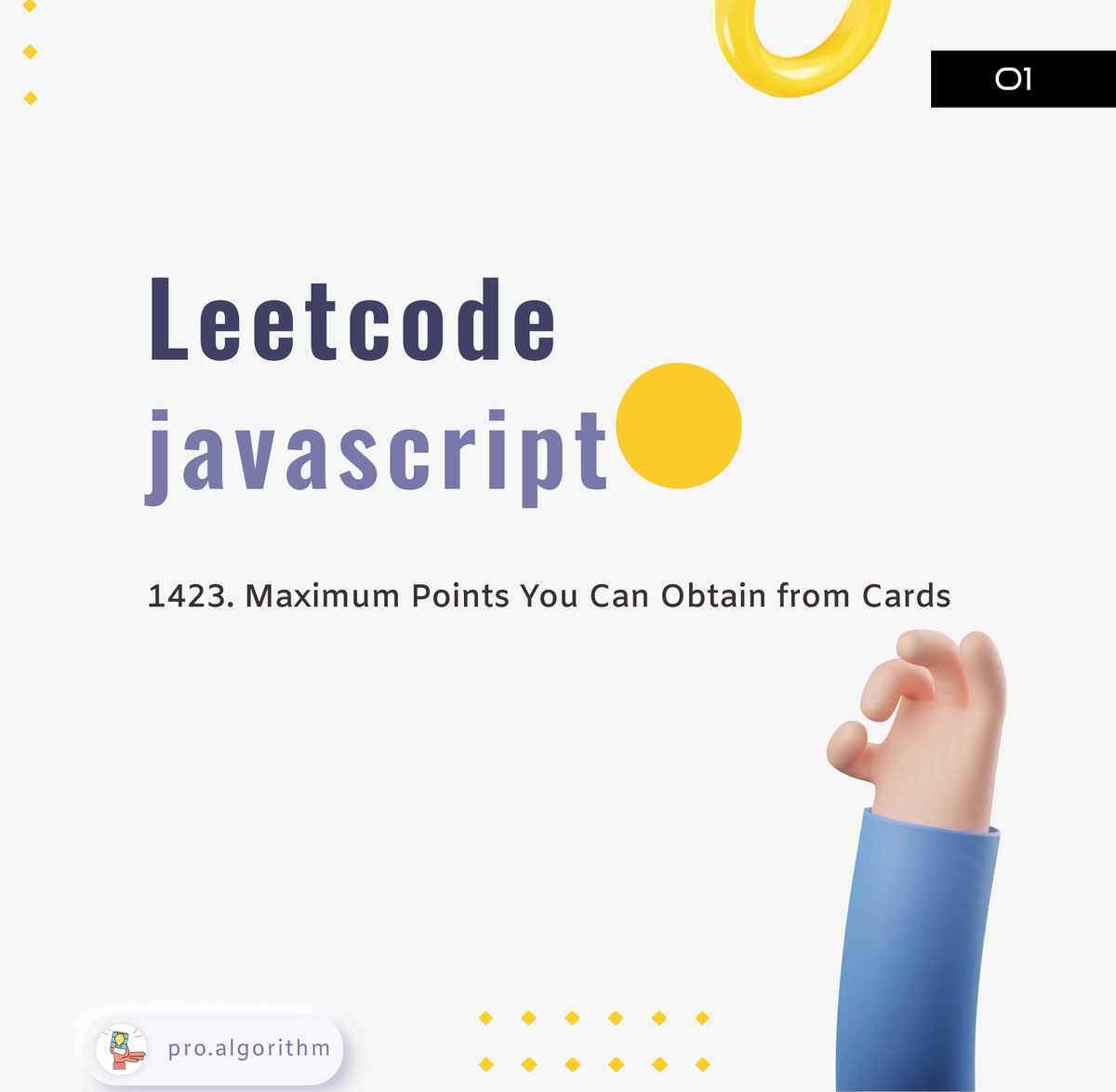 pro_frontend's tweet image. Привет 👋,
Задача #leetcode 1423. Maximum Points You Can Obtain from Cards
🧵