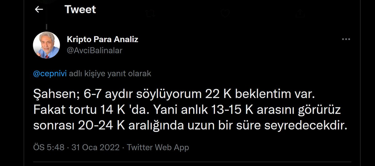 BitcoinSatinAl's tweet photo. #Binance 'da %99 'u kaybeder, %1 'i kazanır. Akıllı para her zaman kazanır. Ocak ayında @AvciBalinalar 'ın beklentisi.. Bu adam balina. Herşeyi biliyor. https://t.co/R6P7njbcL9