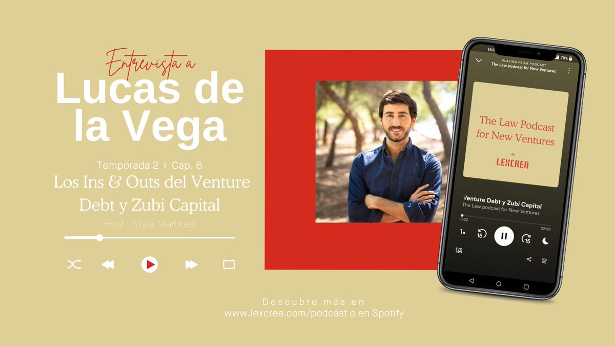 En el podcast de hoy os acercamos, a través de la charla con <a href="/lucasgdelavega/">Lucas De la Vega</a> la #inversión en impacto social y el venture debt.  

🎙️spoti.fi/3xkEHyS