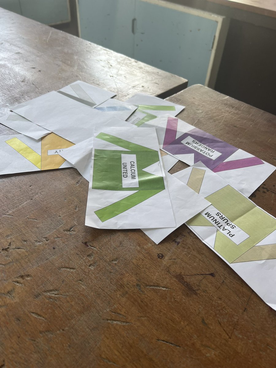 1 to 1 tutoring today and we get to play the reactivity series league!